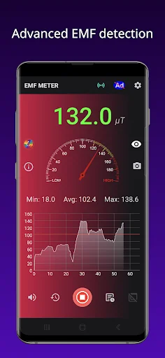 EMF Detector - Electromagnetic screenshot 4