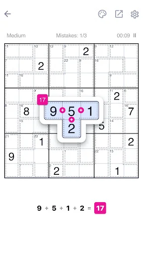 Killer Sudoku - Sudoku Puzzle