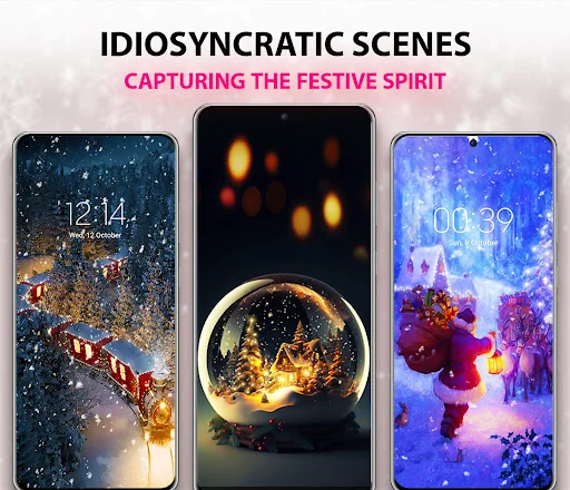 Snowfalling Live Wallpapers screenshot 3