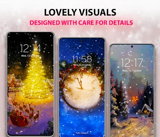 Snowfalling Live Wallpapers screenshot 4