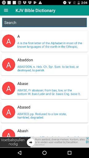 KJV Bible Dictionary - Bible screenshot 1