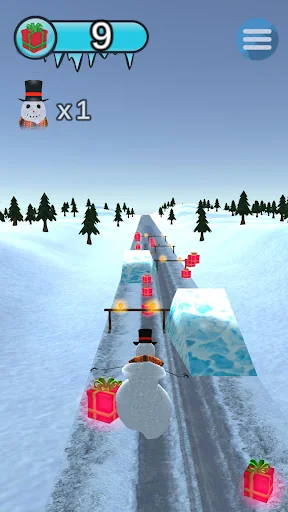 Snowman Infinite Runner: Endle