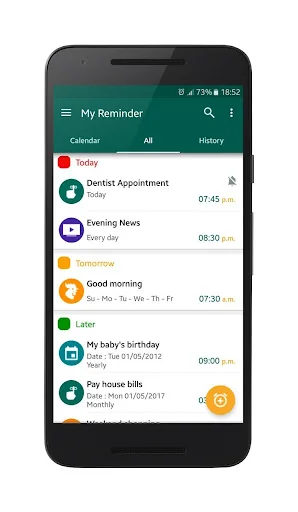 Tasks Reminder & Alarm clock