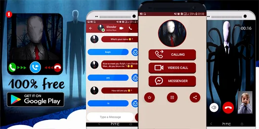 slender Man's video call