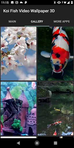 Koi Fish Video Wallpaper 3D screenshot 2