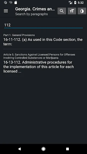 Georgia Crimes & Offenses Code