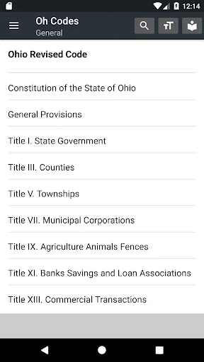 Ohio All Codes 2024