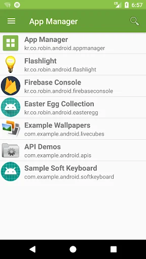 App Manager (quick, share)