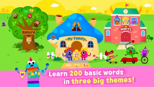 Pinkfong Word Power: Kids Game screenshot 1