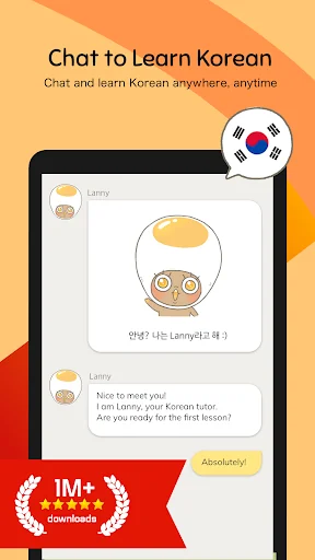 Eggbun: Learn Korean Fun screenshot 1