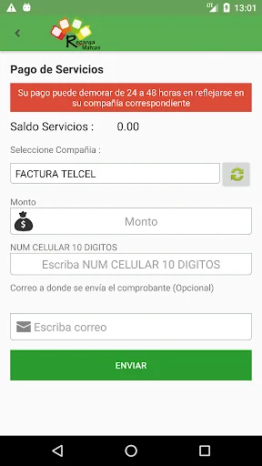 RecargaMarcas TAE screenshot 3