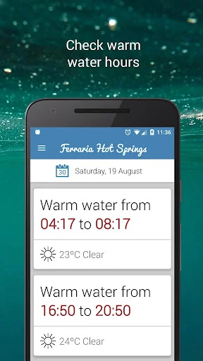 Ferraria Hot Springs