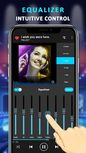 EQ Bass Music Player- KX Music screenshot 2
