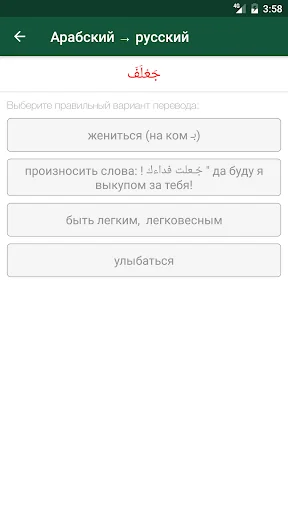 Арабус арабско-русский словарь screenshot 4