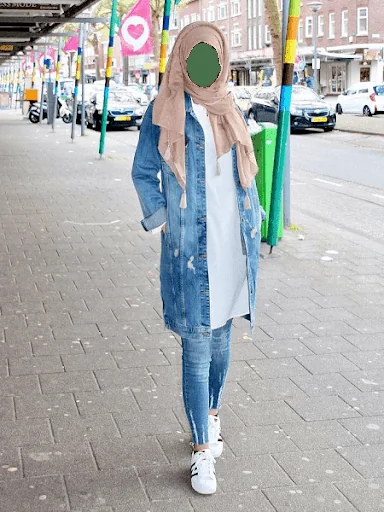 Innovative Hijab with Jeans