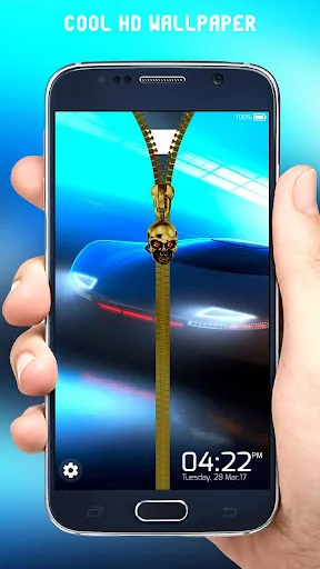 Car Zipper Lock Screen screenshot 1