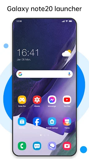 Perfect Galaxy Note20 Launcher screenshot 1
