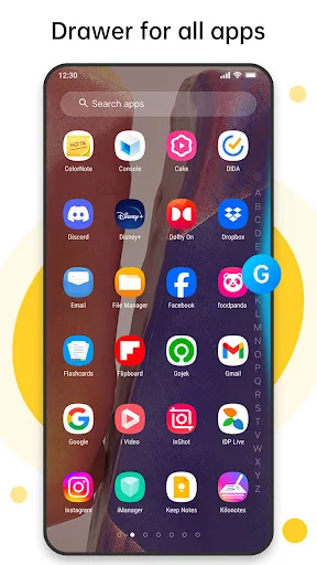 Perfect Galaxy Note20 Launcher screenshot 2