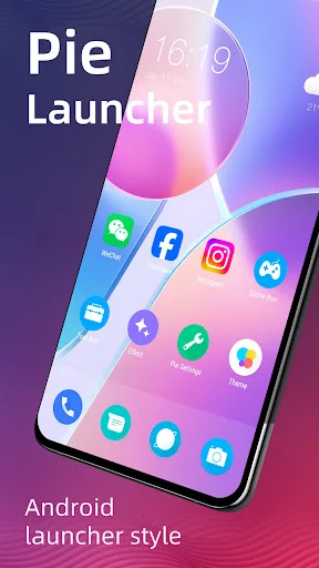 Pie Launcher version 2026 screenshot 1
