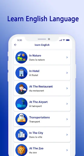 Learn English language offline
