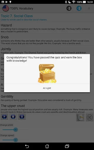 TOEFL Vocabulary Listening + q screenshot 1