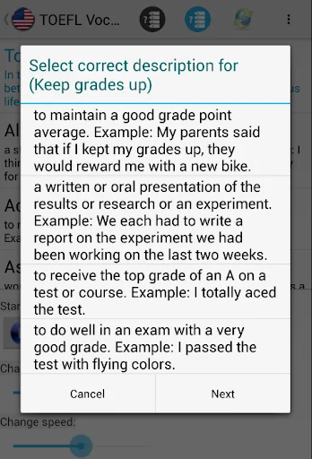 TOEFL Vocabulary Listening + q screenshot 4