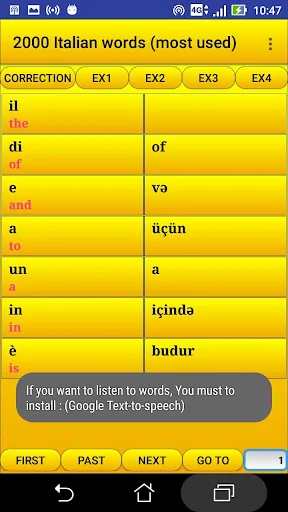 2000 italian Words (most used)