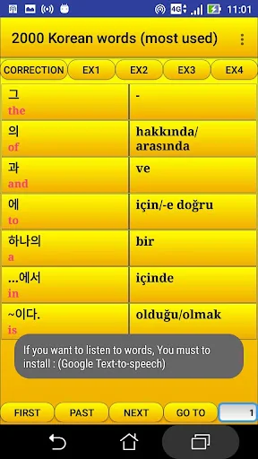 2000 Korean Words (most used)