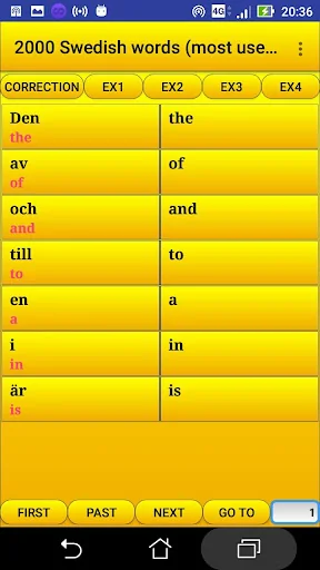 2000 Swedish Words (most used)