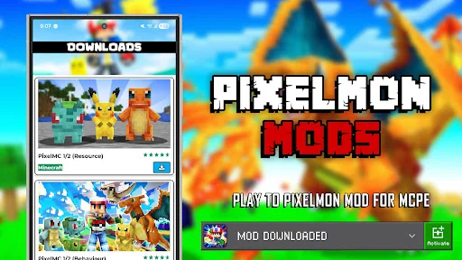 Pixelmon Mod for Minecraft PE