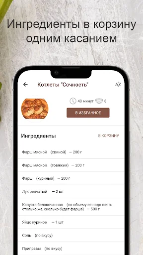 Рецепты из фарша screenshot 1