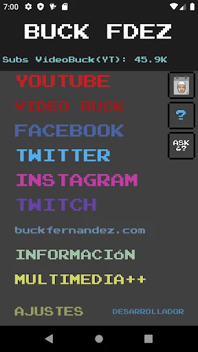 BuckAPP: Buck Fdez