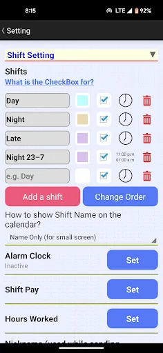 Shift Calendar (since 2013) screenshot 2