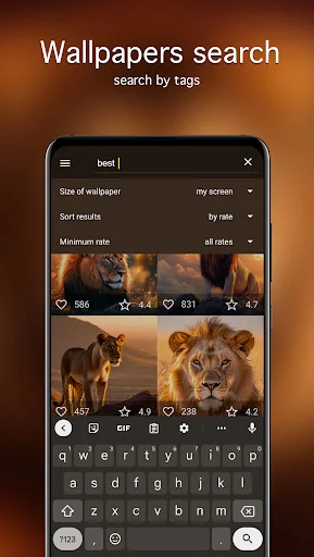 Lion Wallpapers 4K screenshot 3