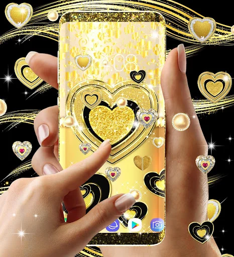 Gold live wallpaper screenshot 3