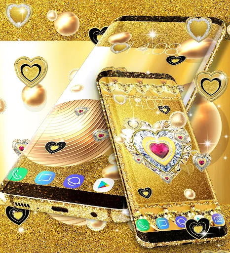 Gold live wallpaper screenshot 4