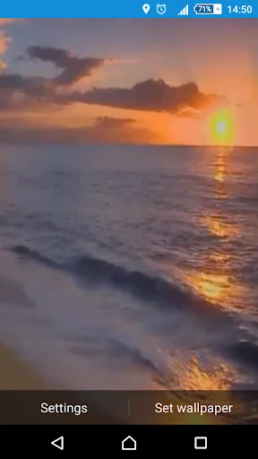 Sunset Beach Live Wallpaper