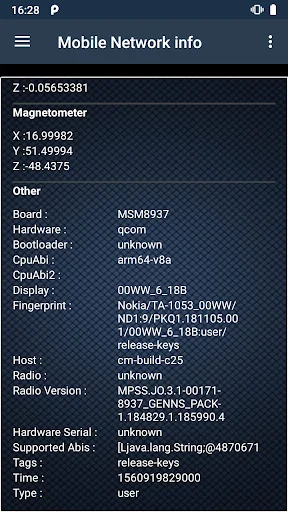 Mobile and Network info screenshot 3