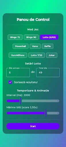 Lotto / Bingo machine screenshot 2