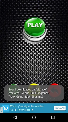 Loud Siren Ringtones Remix screenshot 3