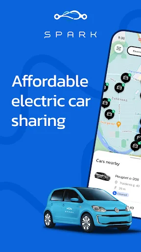 SPARK car sharing screenshot 1