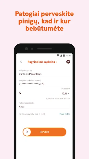 Swedbank Lietuva screenshot 3