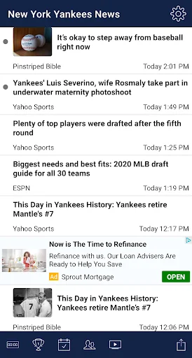 Baseball Team News - MLB editi screenshot 1