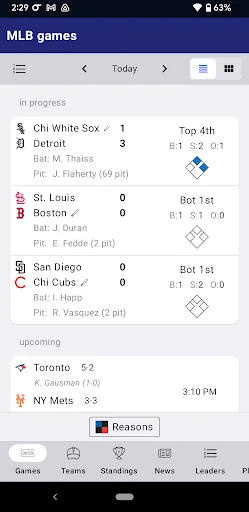 Sports Alerts - MLB edition screenshot 2