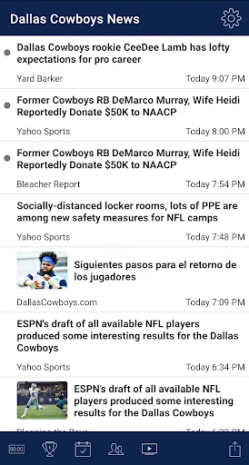Football Team News - NFL editi screenshot 1