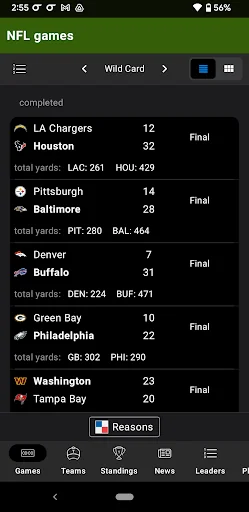 Sports Alerts - NFL edition