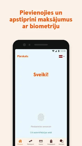 Swedbank Latvia screenshot 1