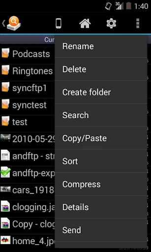 AndExplorer screenshot 4