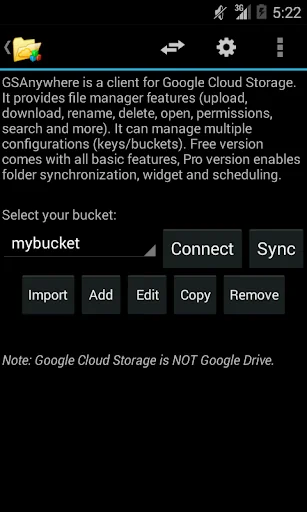 GSAnywhere (Cloud Storage)