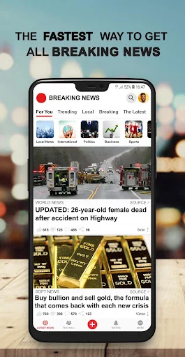 US Breaking News: Local & News screenshot 1